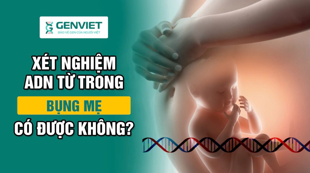 Có cách nào xét nghiệm ADN từ trong bụng mẹ không?